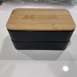 Brand New Lunch Box 2 Layers w Fork Spoon Knife